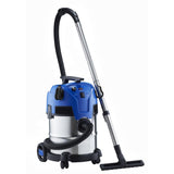 Nilfisk Multi II 22L Inox Aspirador de Agua y Polvo Potente - Aspiradora de Bricolaje para Sólidos y Liquidos, Seco y Húmedo, Exterior e Interior (1200 W)