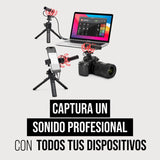 RØDE VideoMic GO II - Micrófono de escopeta ultra compacto y ligero con audio USB para cine, creación de contenido, grabación de ubicación, locutores, podcasting y videollamadas