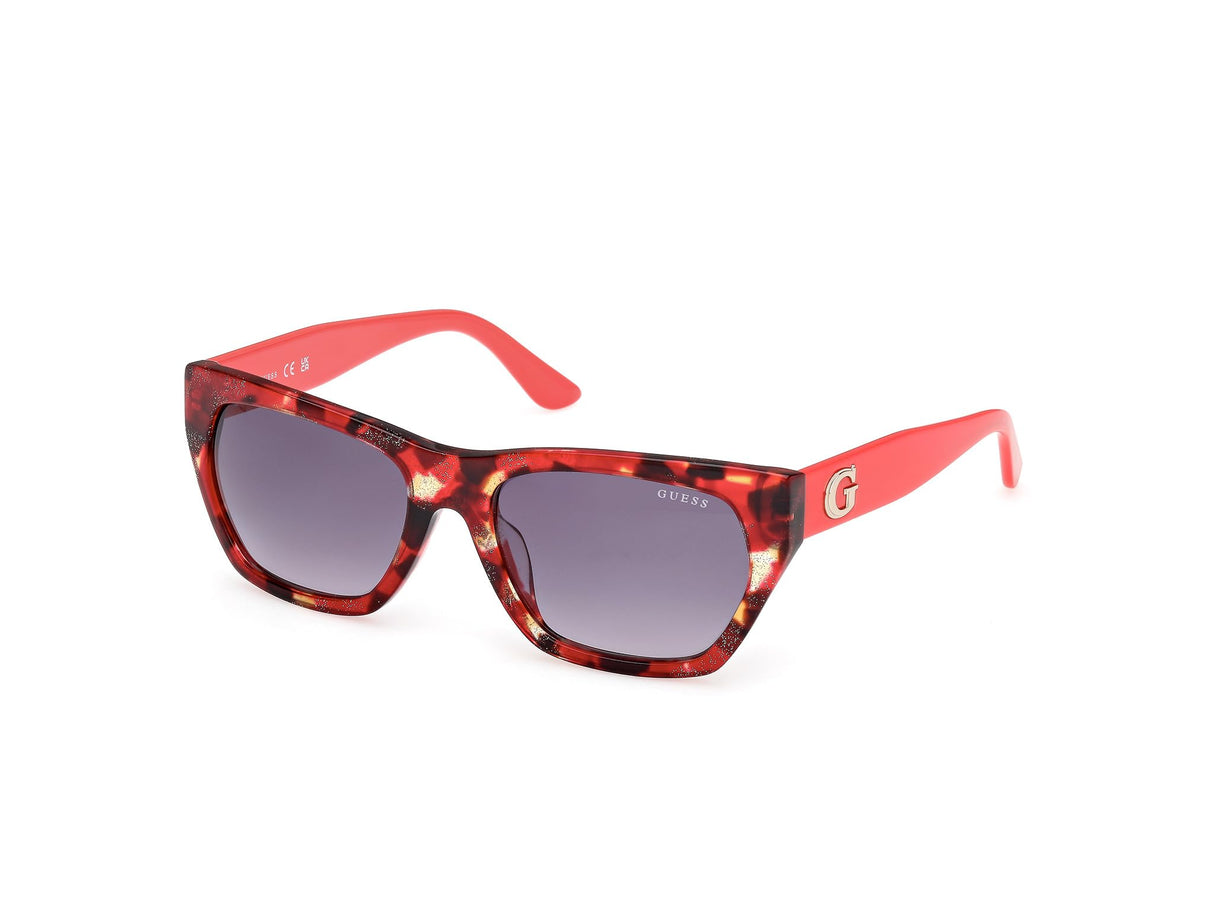 GUESS Gu00203-h Gafas, 54b Red Havana, 56/18/140 para Mujer