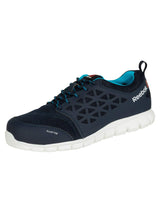 Reebok - Baskets de sécurité Basses pour Femmes Bleu Marine en microfibres embout Aluminium S1P SRC 42 Bleu Marine