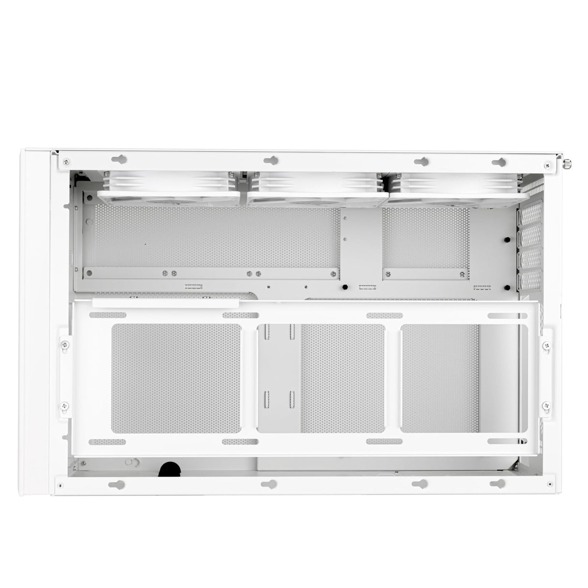 SilverStone Technology SUGO 17, Blanco, Chasis Premium en Forma de Cubo con excepcional Espacio para componentes, SST-SG17W (Blanco)