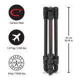 MANFROTTO Kit Befree Advanced AS Carbone bagues de Serrage