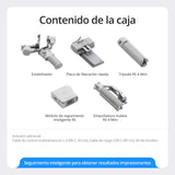 Pack DJI RS 4 Mini, Estabilizador para cámaras Canon/Sony/Panasonic/Nikon/Fujifilm, Bloqueos de Ejes automáticos, Carga útil de 2 kg, Estabilizador de cámara, Empuñadura Maleta