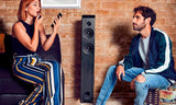Energy Sistem Tower 7 - Torre de sonido con la tecnologia True Wireless (100 W, luz ambiente, pantalla, USB/microSD, Bluetooth, FM) color negro