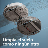 Philips Serie 9000 Robot Aspirador y Friegasuelos - Succión Ultra Fuerte, friega con Agua, estación Todo en uno, detección de obstáculos, Control Mediante App (XU9100/10)