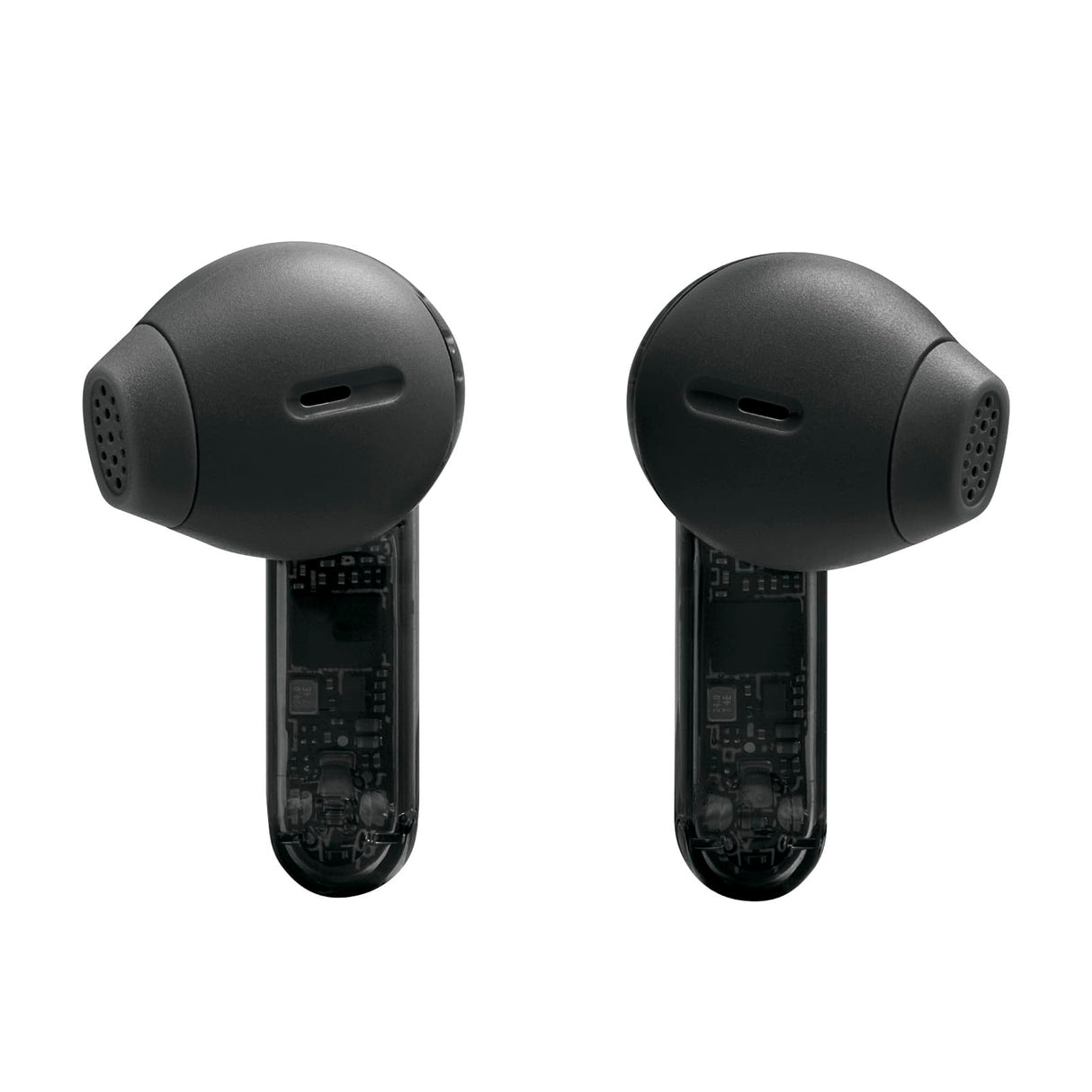JBL Tune Flex 2, Auriculares inalámbricos Bluetooth y cancelación de Ruido. Autonomía de hasta 48 hrs, IP54 Resistentes al Agua y al Polvo, conexión multipunto, diseño ergonómico y Abierto,Ghost Negro