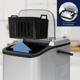 Clatronic EWB 3785 Machine à glaçon portable 12 kg/24h 105 W Noir, Argent