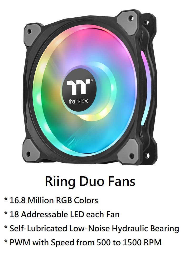 Thermaltake Floe DX 360 mm, LED de doble anillo, 16.8 millones de colores habilitado para software (TT RGB Plus/Alexa/Razer Chroma), AMD (AM5/AM4)/Intel (LGA 2066/1200), AIO CPU Liquid Cooler