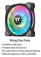 Thermaltake Floe DX 360 mm, LED de doble anillo, 16.8 millones de colores habilitado para software (TT RGB Plus/Alexa/Razer Chroma), AMD (AM5/AM4)/Intel (LGA 2066/1200), AIO CPU Liquid Cooler