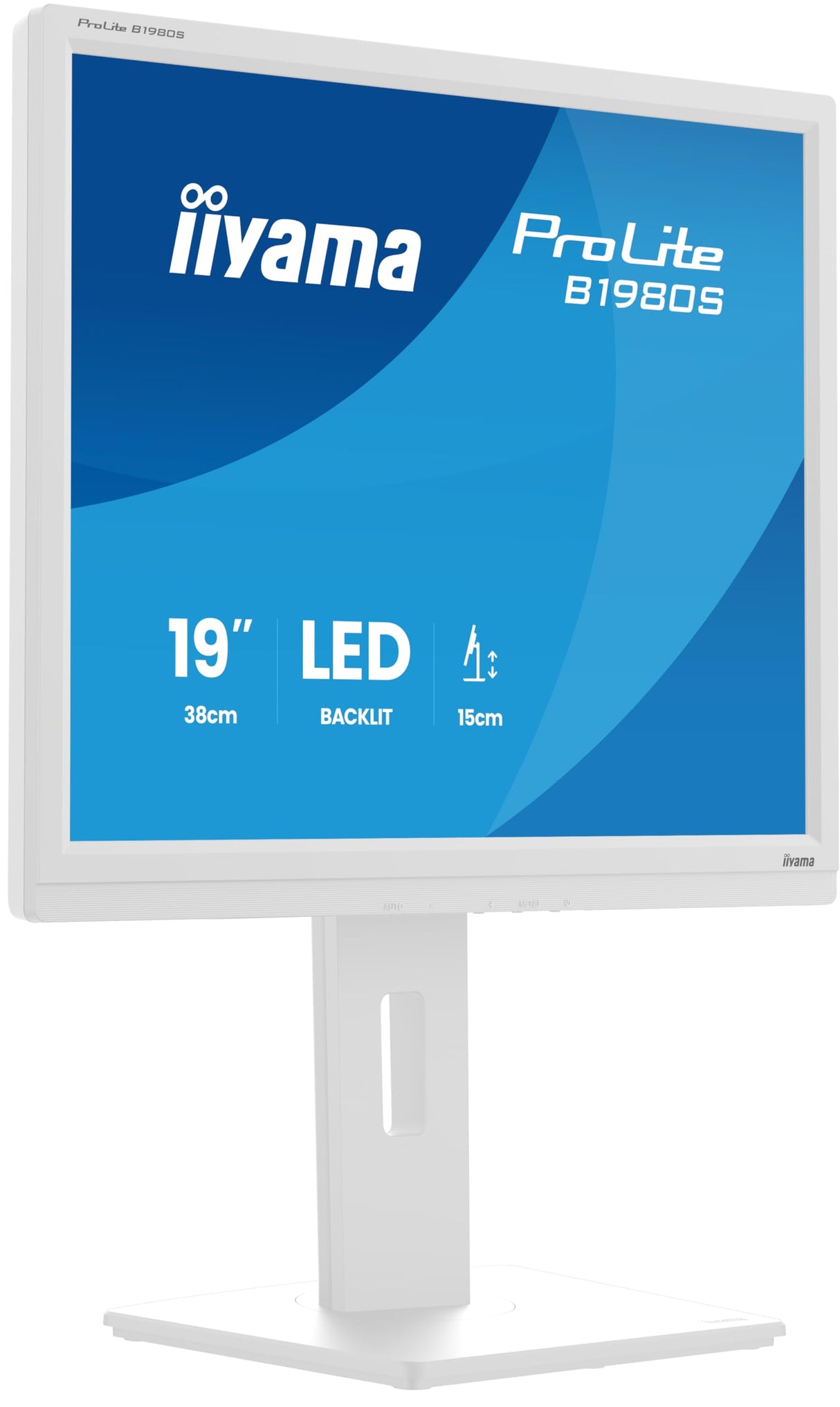 iiyama Monitor de Escritorio, B1980S-W1-19, TN, 1280x1024/75Hz, 1H1DP, HAS