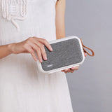 Remax Fabric - Altavoz Bluetooth portátil, Color Negro