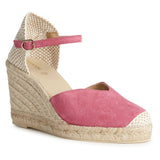 Geox D Gelsa, Alpargatas con cuña, Cyclamen, 41 EU