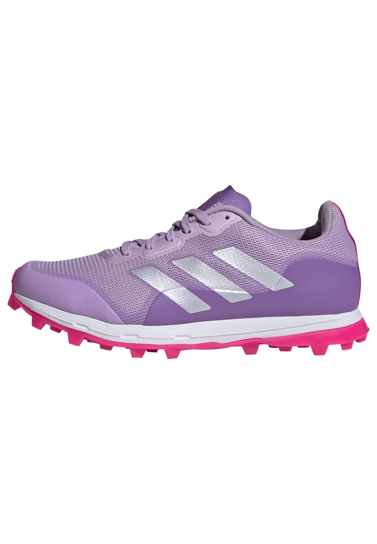 adidas Fabela Zone, Zapatos de Hockey Mujer, Powder Plum/Aurora Met. / Aurora Plum, 36 EU