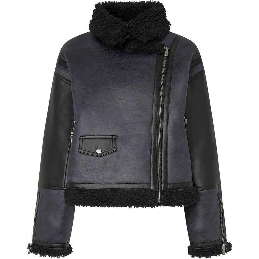 Pepe Jeans Brooklyn Chaqueta, Azul (Dulwich Blue), XL para Mujer