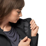 Jack Wolfskin Moonrise 3 en 1 Chaqueta, Negro, M para Mujer