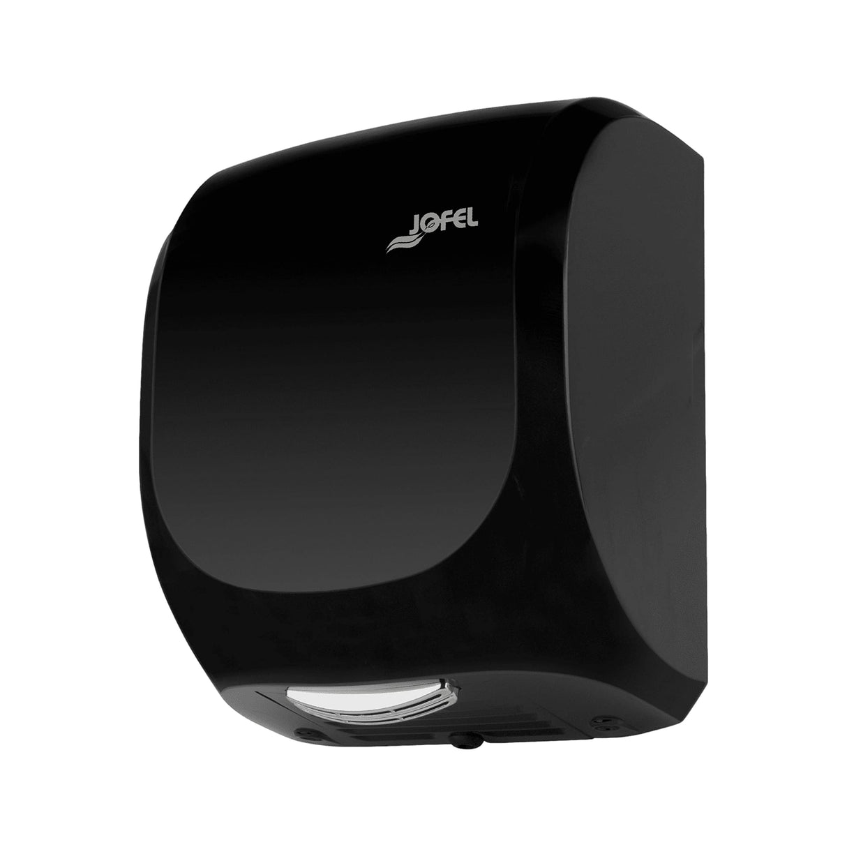 Jofel - Secamanos Óptico de Alto Rendimiento (400 Km/h) 1400W, Secado en 10 segundos, Secador de Manos Automático, Filtro Hepa, Antivandálico, Modelo AVE Carcasa ABS Resistente, AA19600 Negro