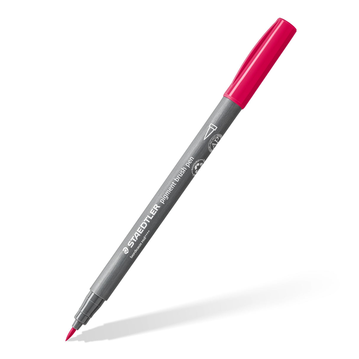 STAEDTLER Brush pen pigment Arts, tinta de dibujo premium, punta de pincel para ancho de línea variable, impermeable, secado rápido, 60 rotuladores en colores surtidos en estuche de cartón, 371 C60