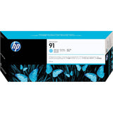 HP 91 C9470A Cian, Cartucho de Tinta Original HP DesignJet, de 775 ml, para Impresoras HP DesignJet Z6100