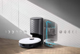 ECOVACS Estación de aspiración automática, 30 días manos libres, para el vaciado automático de los robots aspiradores de la familia DEEBOT N8, T8 y T9 (excl. T9 AIVI) - incl. 2 bolsas para el polvo