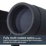 Celestron 71404 TrailSeeker 8x42mm Binoculares de Techo con Lente con Recubrimiento dieléctrico, Prisma BaK-4, Cuerpo Ligero de aleación de magnesio y Funda de Transporte Blanda, Negros