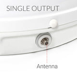 Xoro MBA 26 EW-1510 satélite de Antena, 39 cm, Color Blanco