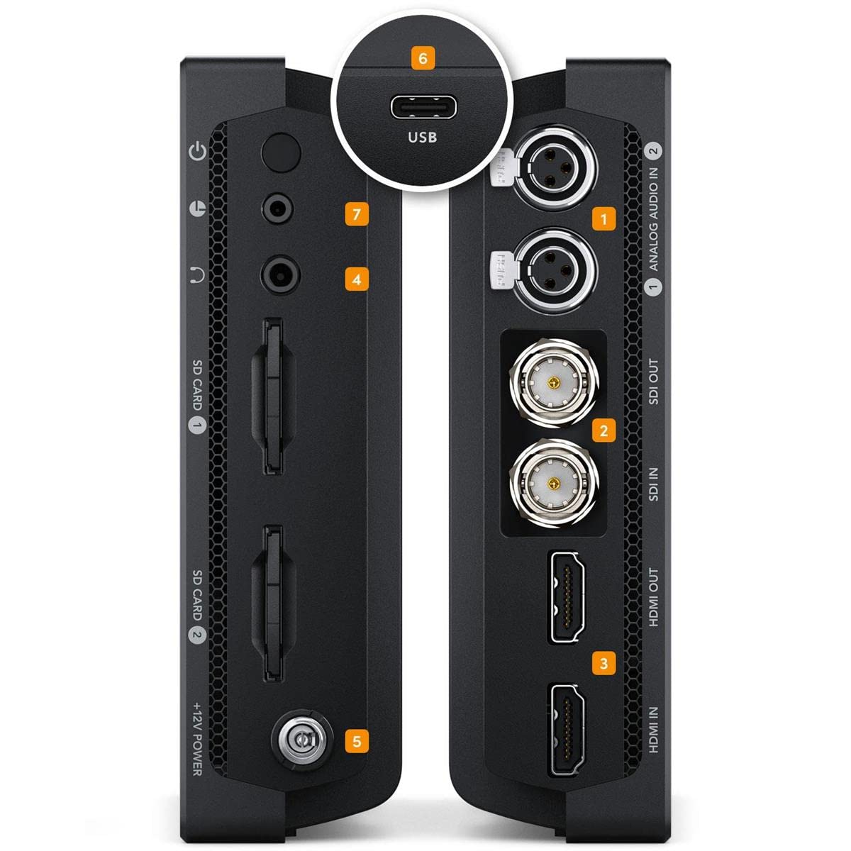 Blackmagic Design Video Assist 7” 12G HDR (BM-HYPERD/AVIDA12/7HDR)