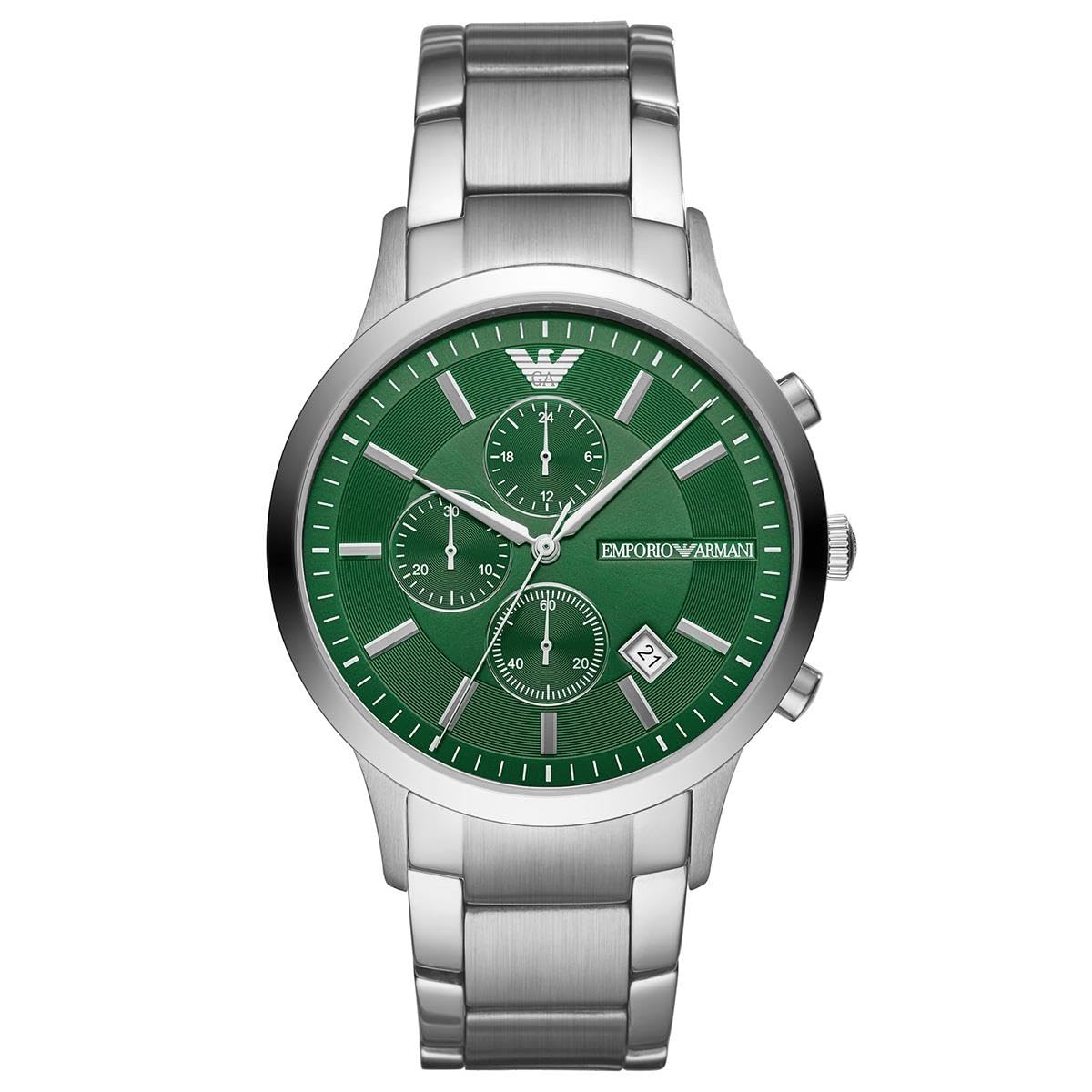 EMPORIO ARMANI Reloj Analógico para Hombres de Cuarzo con Correa en Acero Inoxidable AR11507