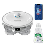 Bissell SpinWave R5 | Robot Aspirador con Mopa | Navegación LIDAR | Detección de Alfombras y Moquetas | Aspiración Potente de hasta 2000pa | Aspirador Sin Cable | 61 dB | Blanco | 3475N