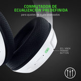 Razer Kaira Pro - Auriculares inalámbricos para juegos para Xbox Series X, S + Xbox One + PC y Smartphone (auriculares inalámbricos, Bluetooth, altavoces de 50 mm, micrófono supercardioide) Blanco