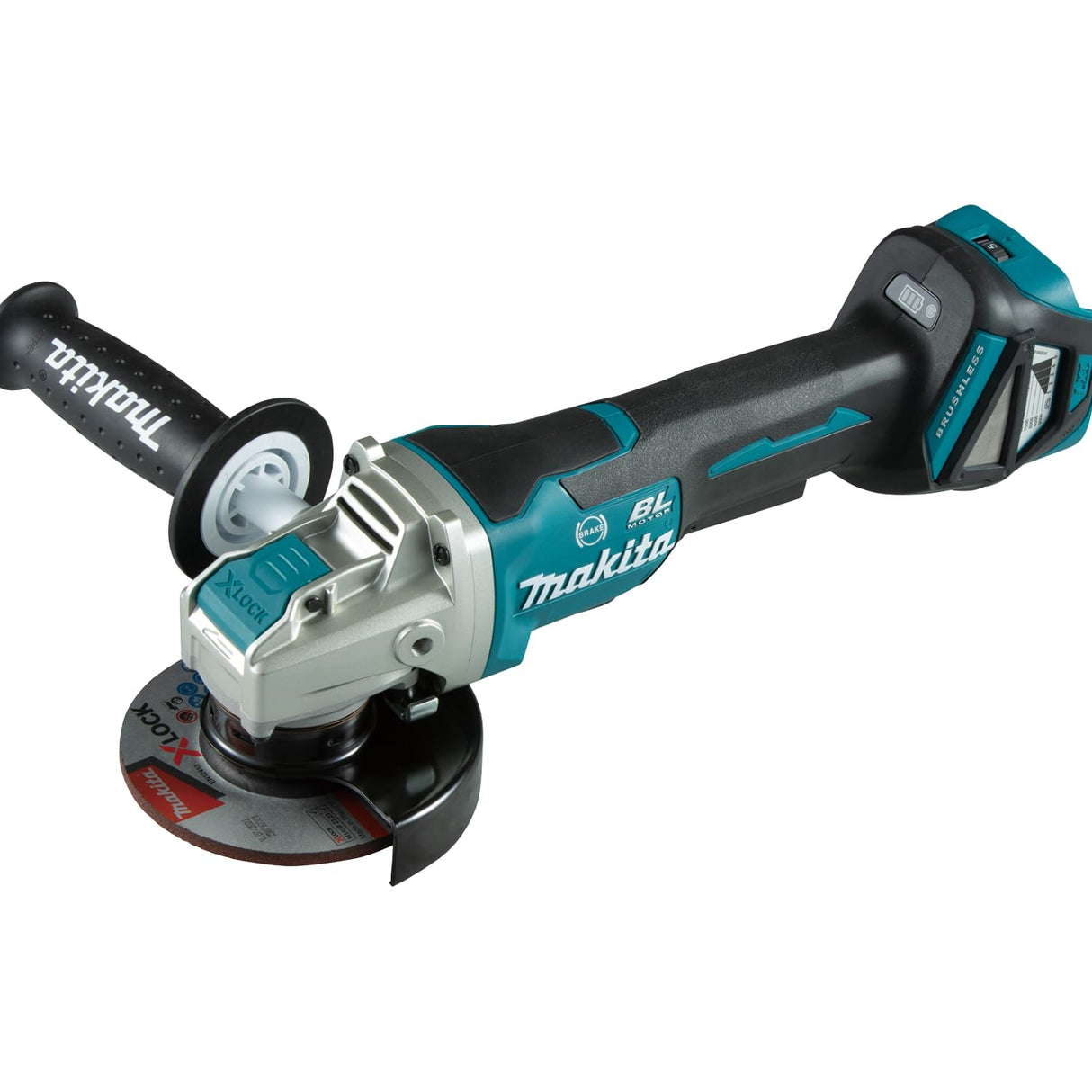 Miniamoladora BL 18V LXT 115mm Palanca X-LOCK Freno/Dial/ADT/AFT marca Makita