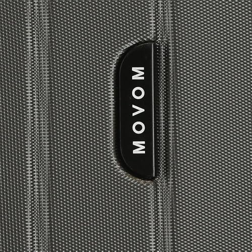 Joumma Marvel Logo Maleta de Cabina Antracita 40x55x20 cms rígida 2,8 kgs Cierre TSA Integrado ABS 2,8 kgs 37L Extensible Equipaje de Mano