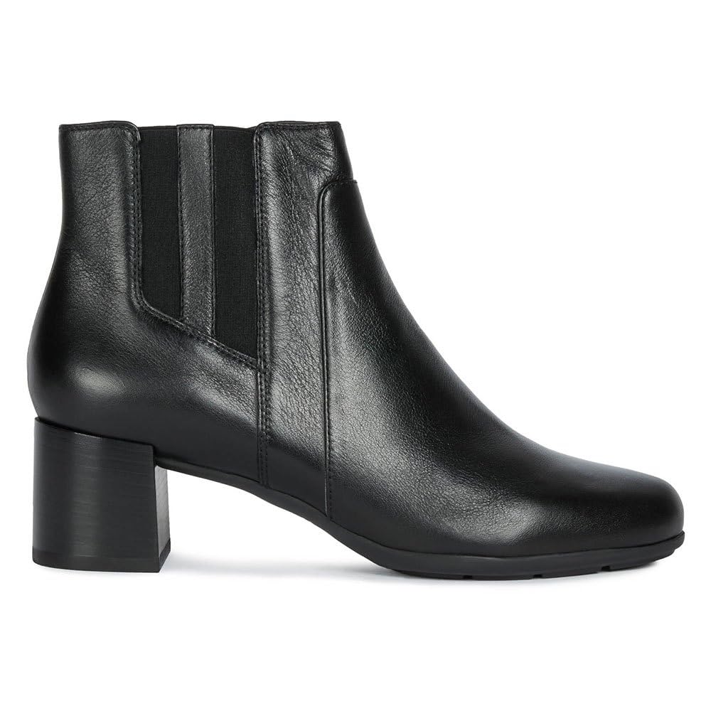 Geox D New Annya Mid B, Botines para Mujer, Negro (Black), 36 EU
