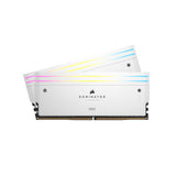 CORSAIR Dominator Titanium RGB DDR5 RAM 96GB (2x48GB) DDR5 6600MHz CL32 Intel XMP Memoria de Ordenador Compatible con iCUE - Blanco (CMP96GX5M2B6600C32W)