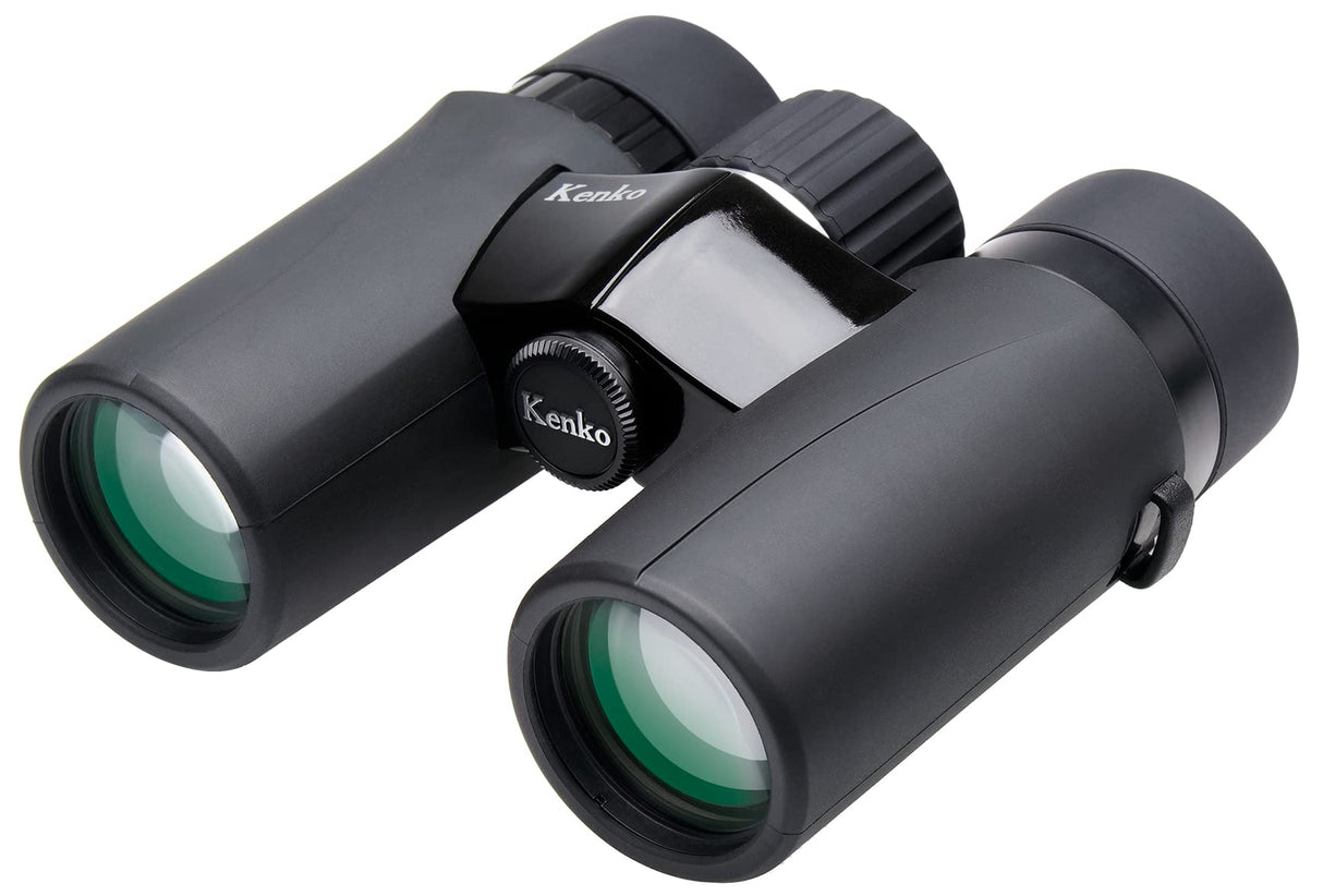 Kenko Binocular Compacto Ultraview EX Compact 8x32, Prisma de Techo, Resistente al Agua IPX7, Ligero, para Exteriores, Concierto, observación Deportiva, Negro, 406960