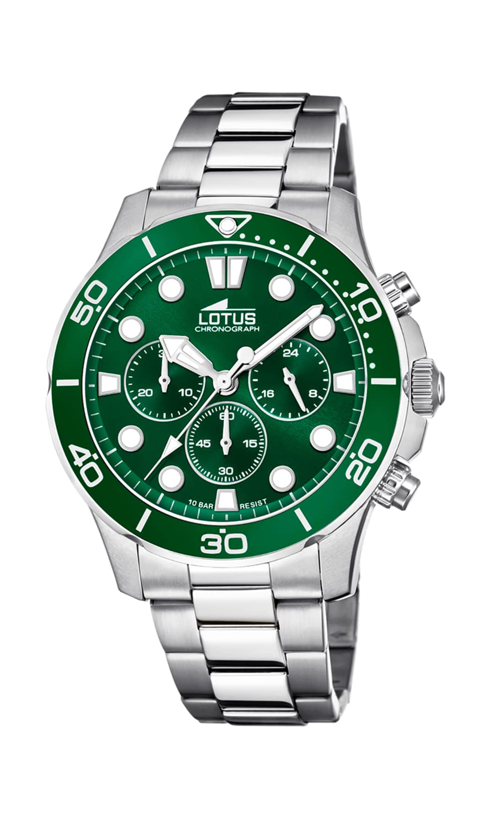 LOTUS Reloj Analógico para Hombres de Cuarzo con Correa en Acero Inoxidable 18756/2