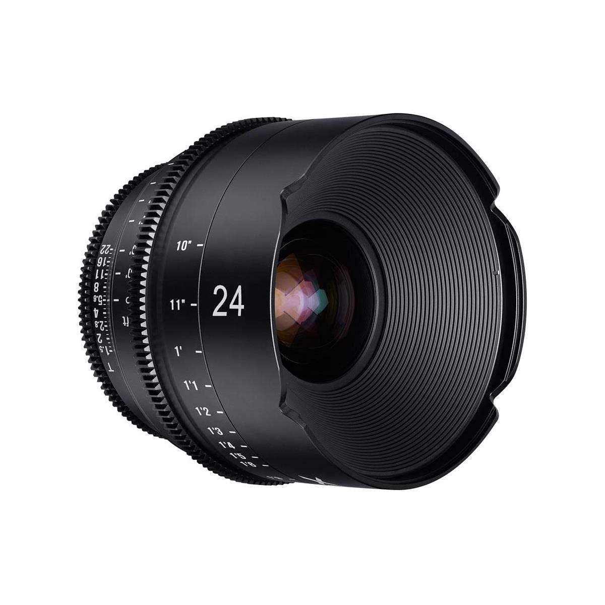 Rokinon Xeen XN24-C 24mm T1.5 Lente Profesional Cine para Canon EF, Negro