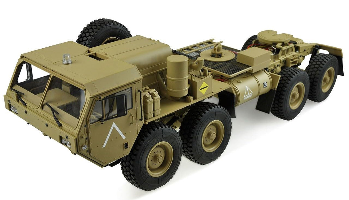 Amewi- U.S. Camión Militar V2 8 x 8 1:12 Tractor Color Arena Lkw Estampado (22436)