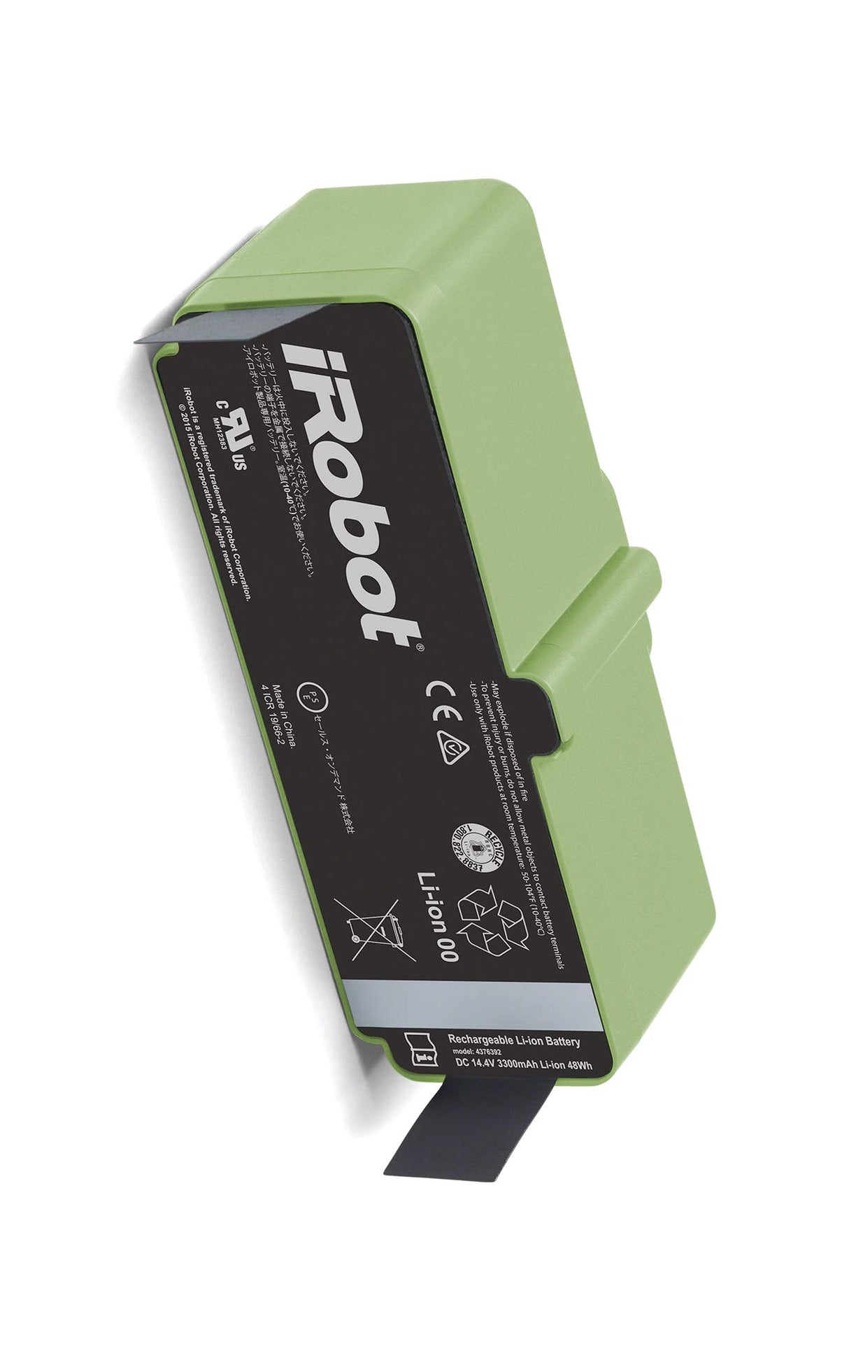 iRobot - Piezas auténticas - Batería de Ion Litio Roomba - Verde - Compatible con Roomba Series 68X / 69X / 89X / 900