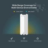 TP-Link Festa F61-Outdoor | Punto de Acceso WiFi 6 AX1800 | IP67 a Prueba de Agua, Ideal para Exteriores, 1× Puerto Gigabit, Gestión centralizada en la Nube Gratuita, Configuración y Uso fáciles.
