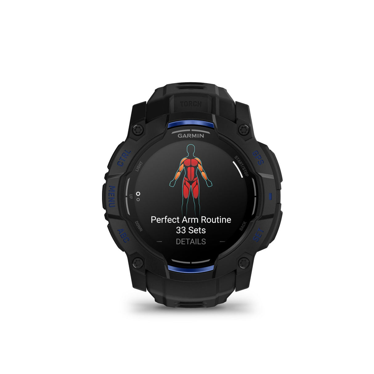Garmin Instinct 3 Black/Bolt Blue 50mm