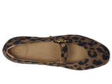 Fitflop Delicato Leopard Suede Mary Janes, Zapatos Planos Jane Mujer, Mezcla de Chocolate, 39 EU Estrecho