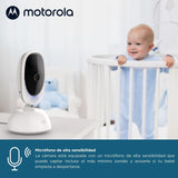 Motorola Nursery VM75 Camara Vigilancia Bebe - Vigilabebes con Unidad de Padres de 5 Pulgadas - Cámara de Bebé con Visión Nocturna, Zoom Digital, Comunicación Bidireccional y Canciones de Cuna