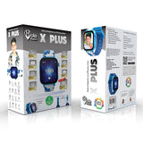 Cefa Toys - Reloj Inteligente Holawatch X Plus Blue Android, con 4G LBS/WIFI, GPS, Tarjeta SIM, Cámara, Juegos, Llamadas, Videollamadas, Whatsapp, Medidor de Pasos, Correa Extra, Protector de Pantalla