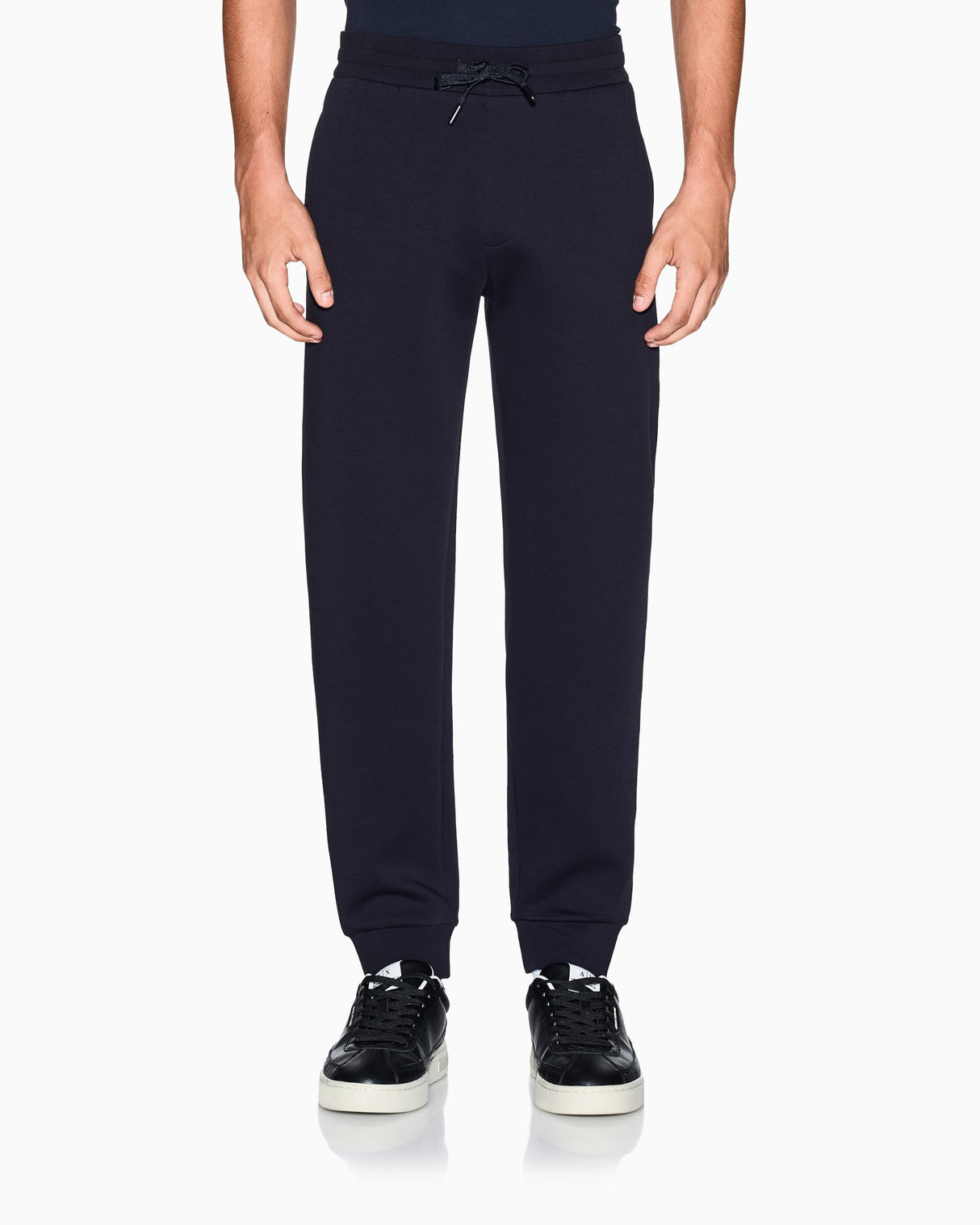 Armani Exchange Icon Project, Emboidered Logo Pantalones Deportivos, Azul Marino Profundo, M para Hombre