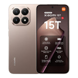XIAOMI 15T - Smartphone de 12+256GB, Lente óptica Leica Summilux, MediaTek Dimensity 8400-Ultra, Pantalla Eye Care de 6,83" 120 Hz, HyperCharge de 67W, Cargador no Incluido, Rose Gold (Versión ES)