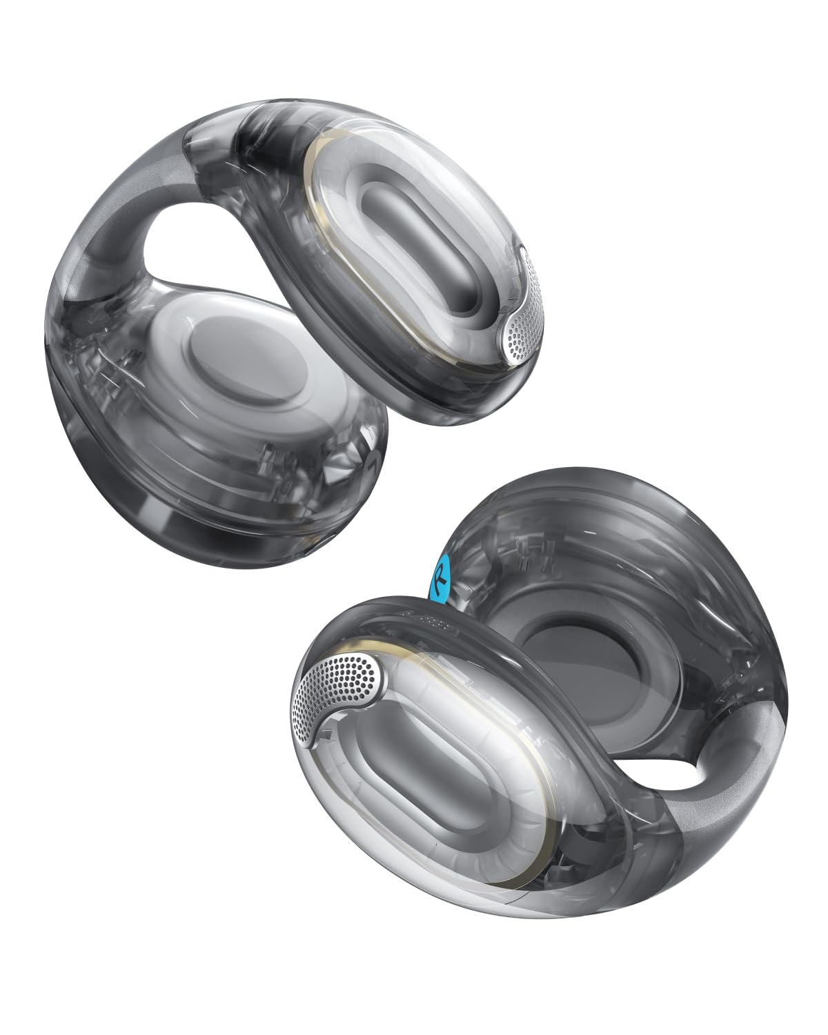 Soundcore C40i de Anker, Auriculares Open-Ear con Clip, Diseño de Juntas Flexible, Controles de Botón, Comodidad Ligera, Ajuste Estable con Almohadillas Acoplables, Transductores Expansivos