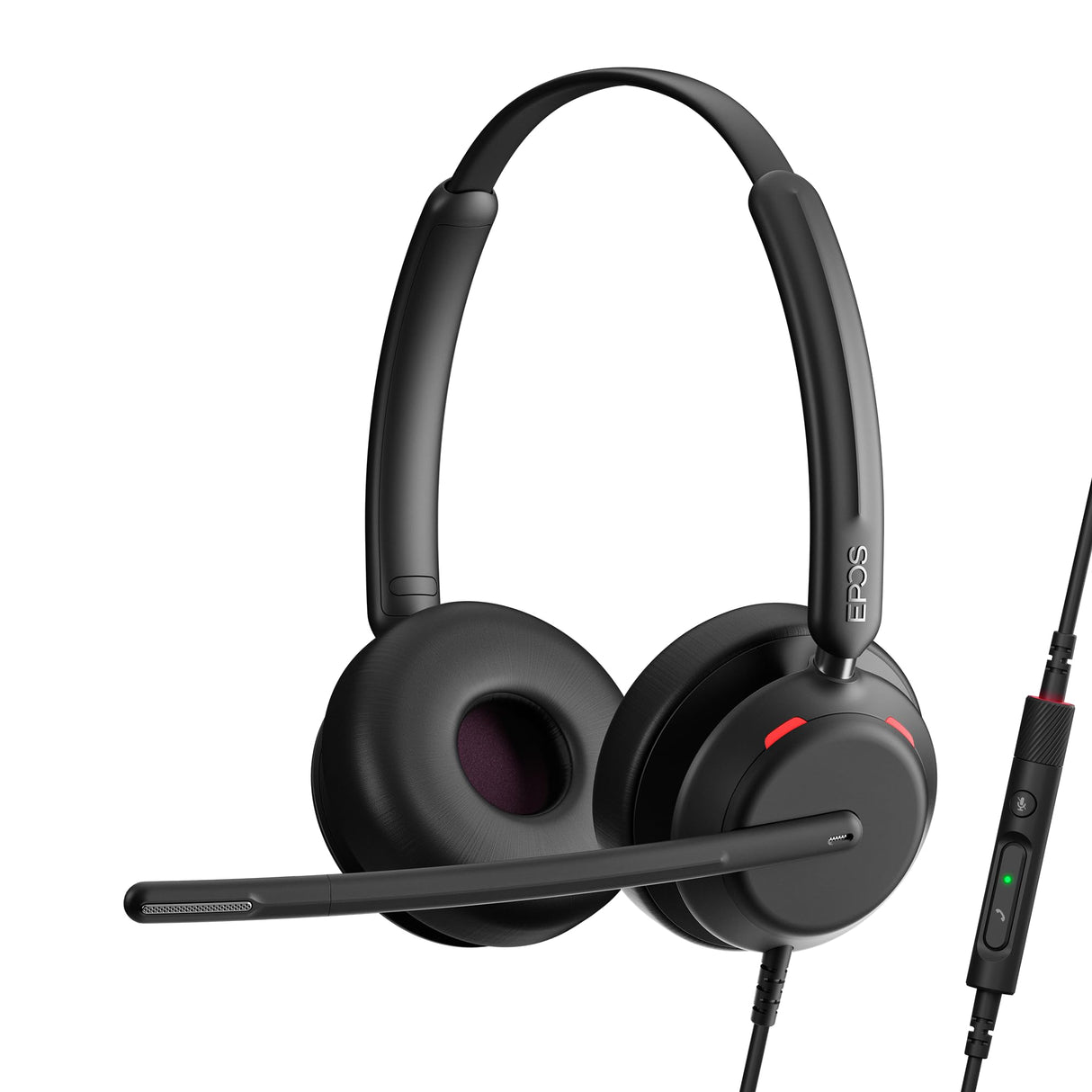 EPOS Impact 760 Auriculares USB-C y USB-A con Micrófono y Cancelación de Ruido, para Oficina y Negocios