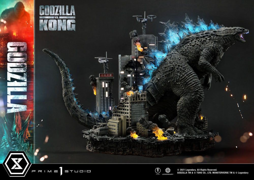 Prime 1 Studio Godzilla vs. Kong Godzilla Final Battle - Figura Decorativa (60 cm)