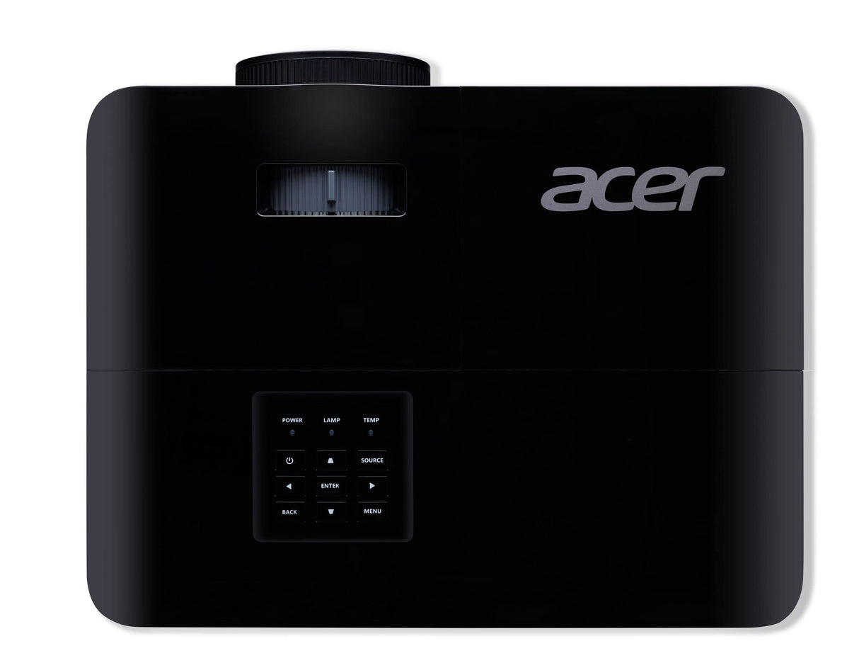 Acer Proyector DLP X1328WH (WXGA (1.280 x 800 píxeles) 5.000 lúmenes ANSI, Contraste 20.000:1, 3D, Keystone, 1 Altavoz de 3 W, HDMI (HDCP), conexión de Audio, Negro, Cine en casa/Negocios