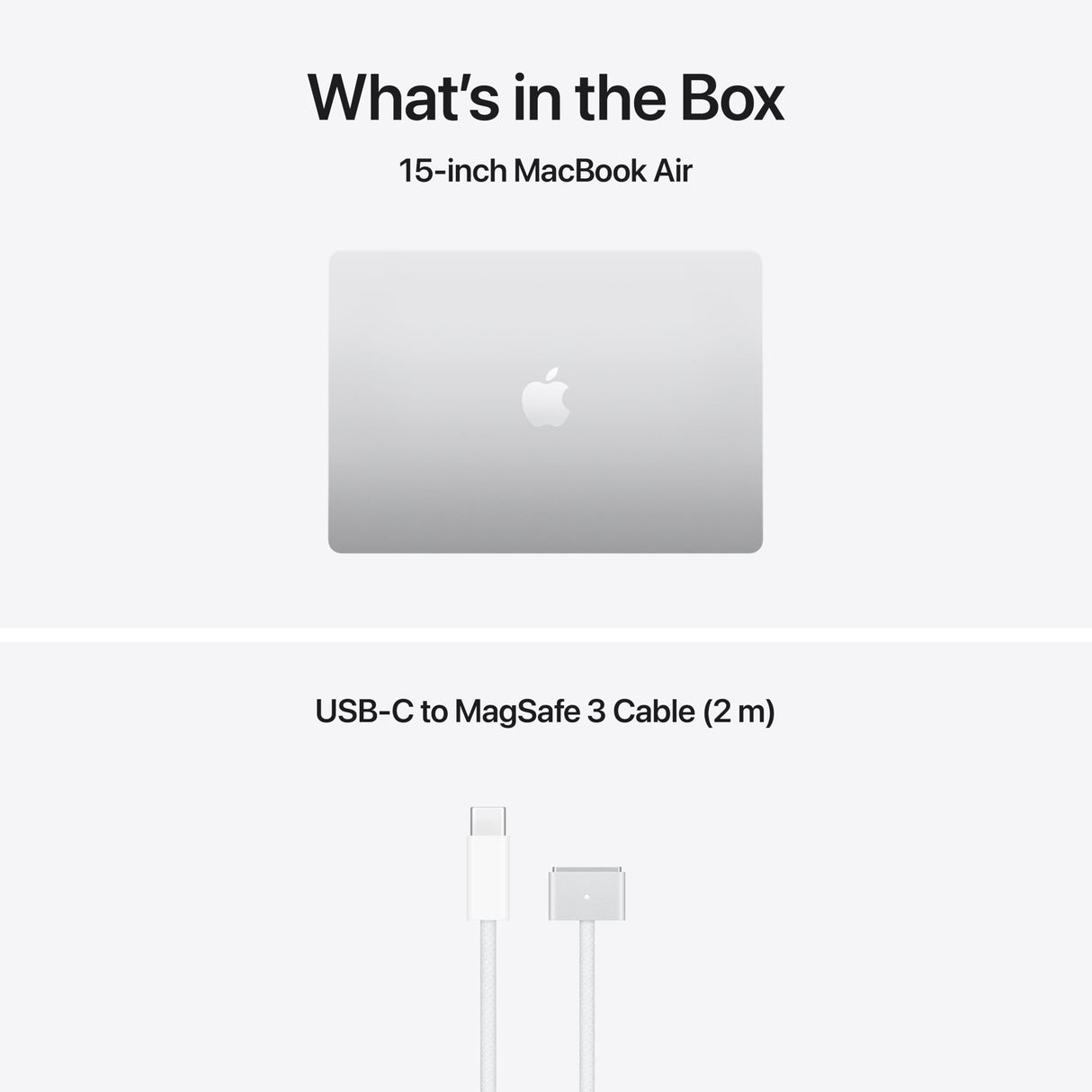Apple MacBook Air de 15,3 Pulgadas con Chip M5: Pantalla Liquid Retina, CPU de 10 núcleos, GPU de 10 núcleos, 16 GB de Memoria unificada, 1 TB de SSD, Wi-Fi 7,Teclado portugués; Plata